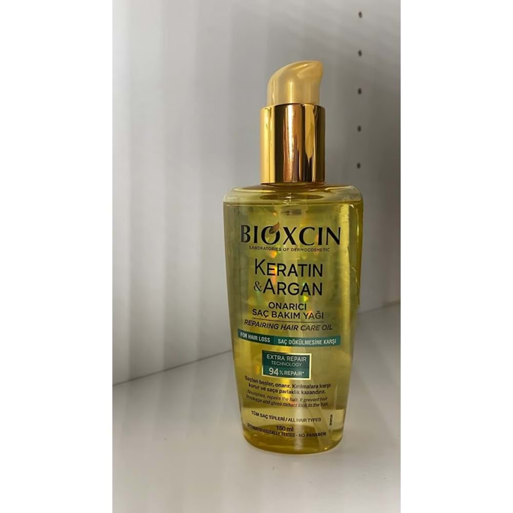 Bioxcin Keratin Argan Onarıcı Saç Bakım Yağı 150 ML