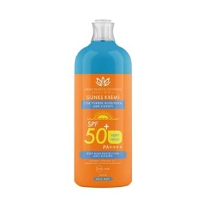 Arap Makyaj Dünyası 50 Spf Güneş Kremi 200ml Yüz Güneş Kremi Ve Vücut Güneş Kremi